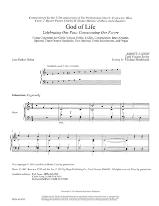 Book cover for God of Life (Downloadable Full Score)