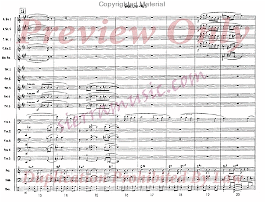 Speak Low Jazz Ensemble scores gallery preview page 4
