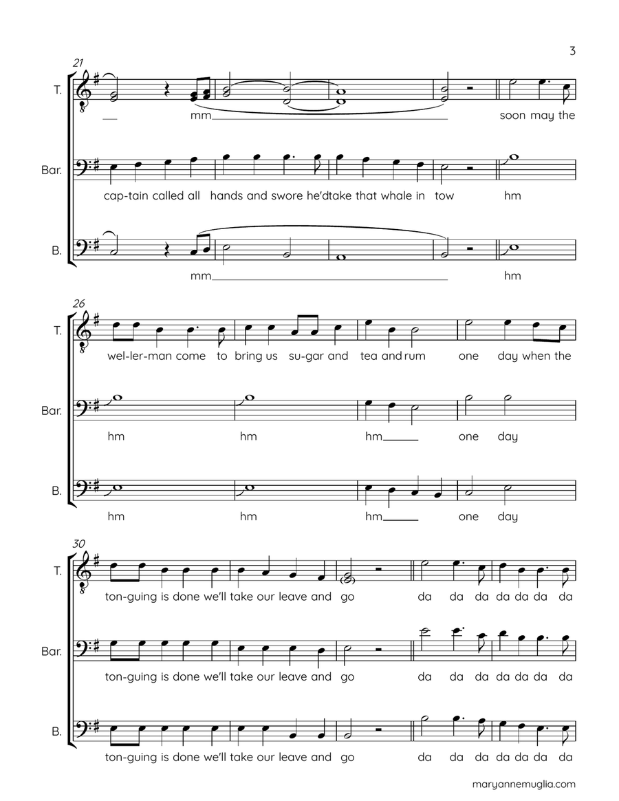 Wellerman Wellerman TTB scores gallery preview page 3