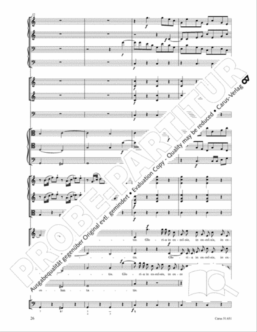 C Minor Mass, K. 427 (Missa in c KV 427) 4-Part scores gallery preview page 42