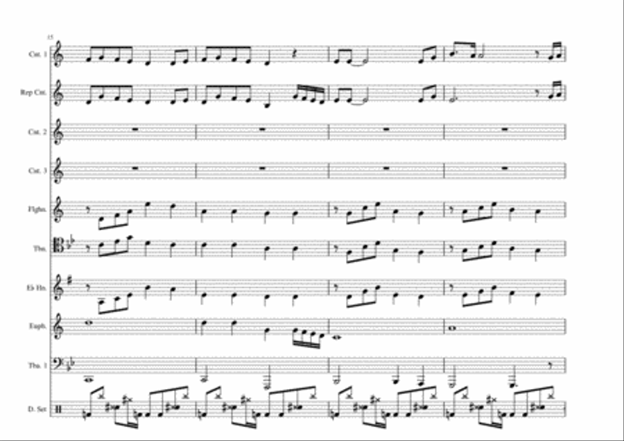Bohemian Rhapsody Brass Ensemble scores gallery preview page 5