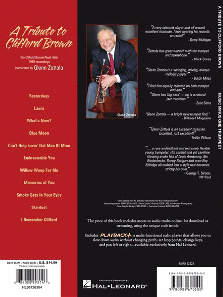 A Tribute to Clifford Brown Trumpet Solo scores gallery preview page 9
