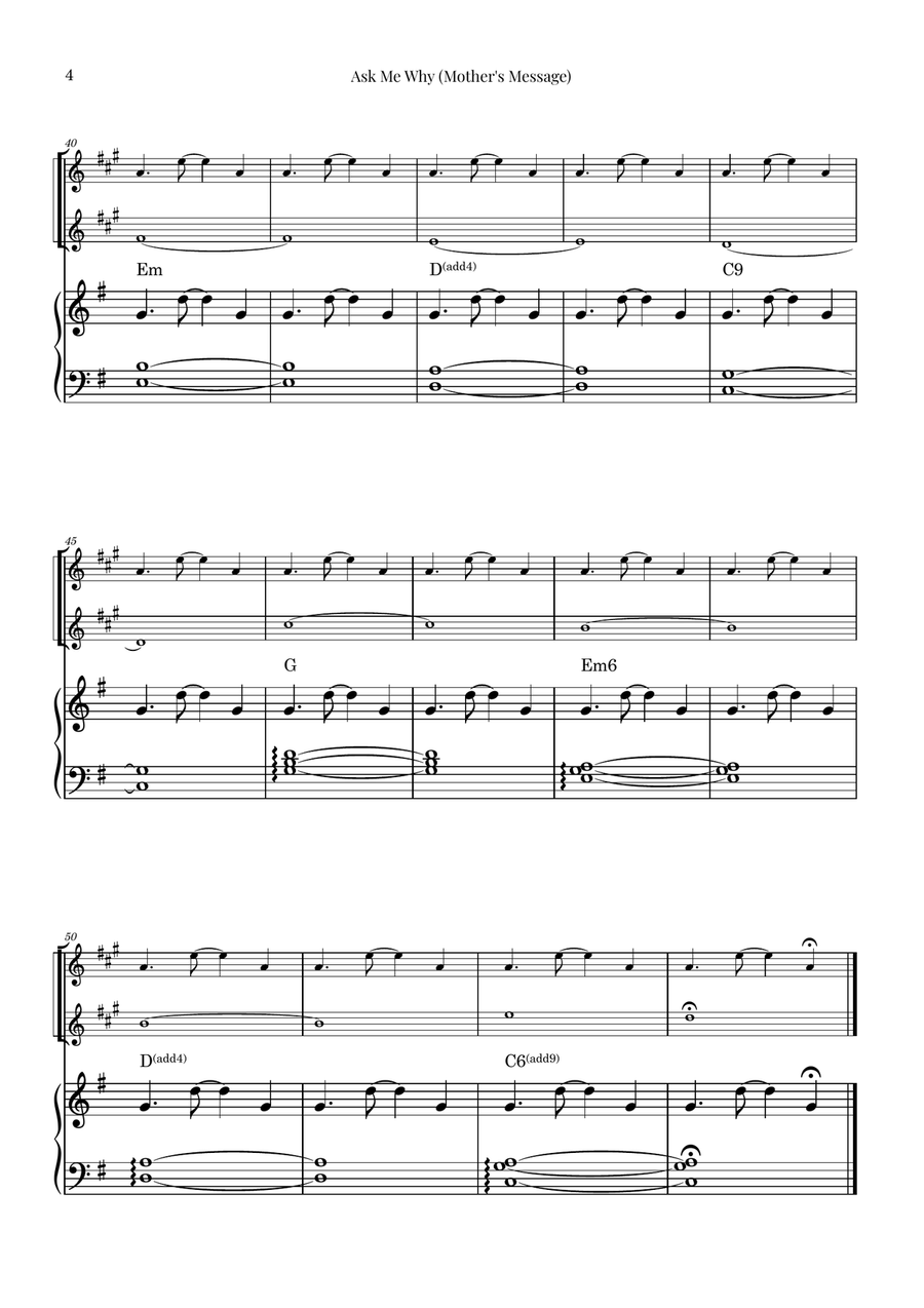 The Boy And The Heron Clarinet Duet scores gallery preview page 4