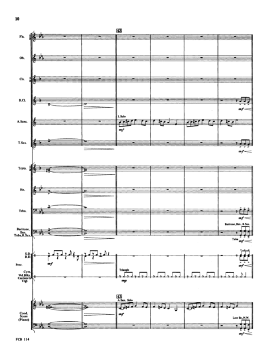 Rodeo Concert Band scores gallery preview page 10
