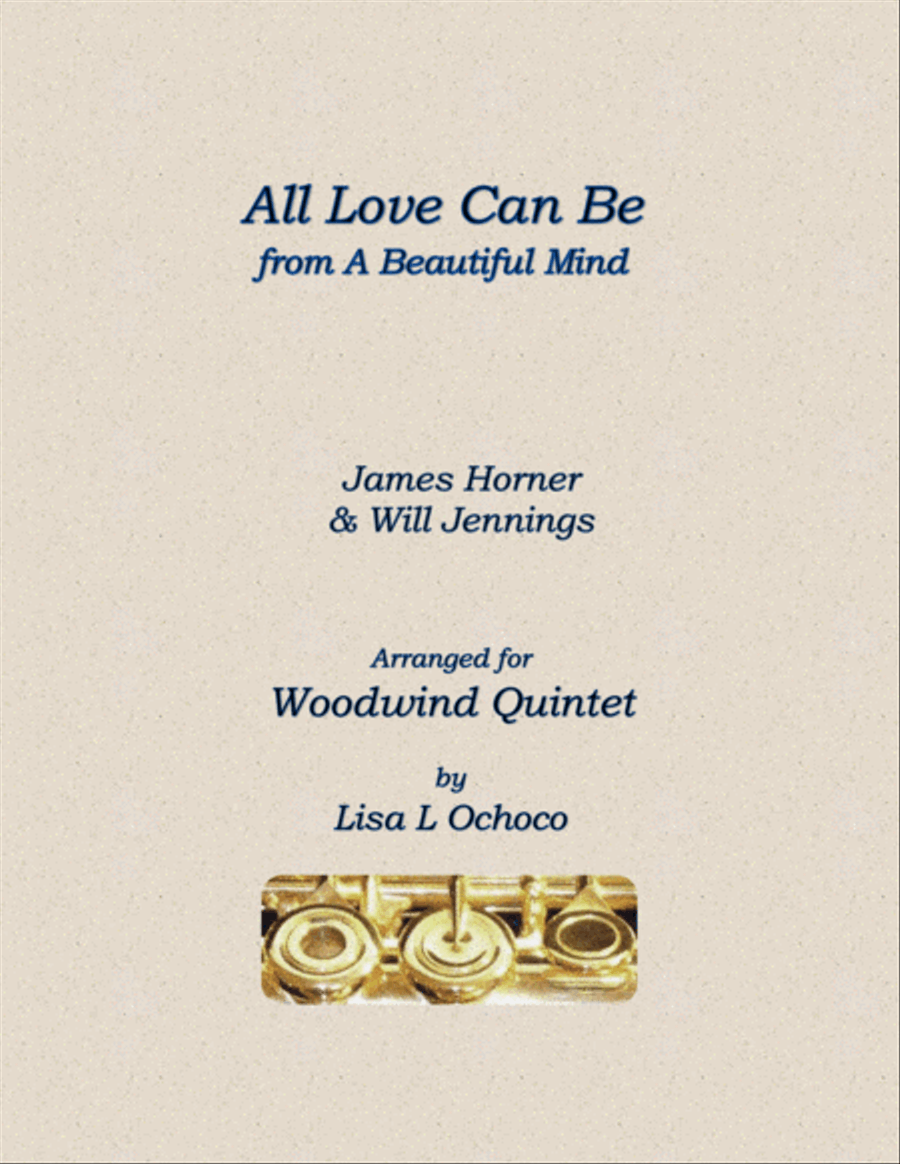 All Love Can Be Woodwind Quintet scores gallery preview page 1