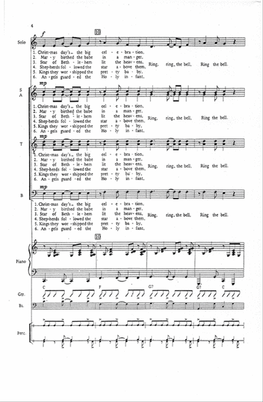 Ring the Bell Divisi scores gallery preview page 4