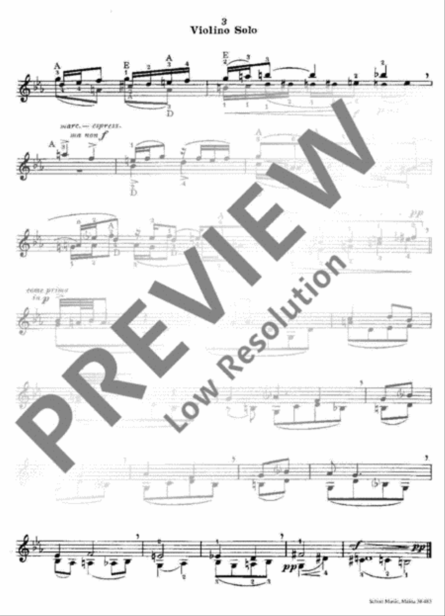 Elegy Violin Solo scores gallery preview page 4