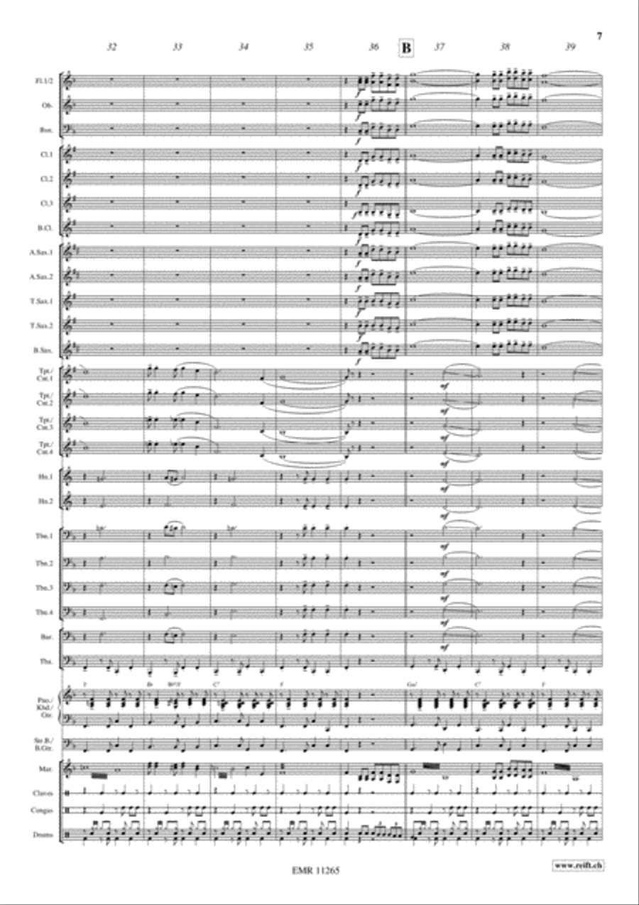 Sweetheart Romance Concert Band scores gallery preview page 8