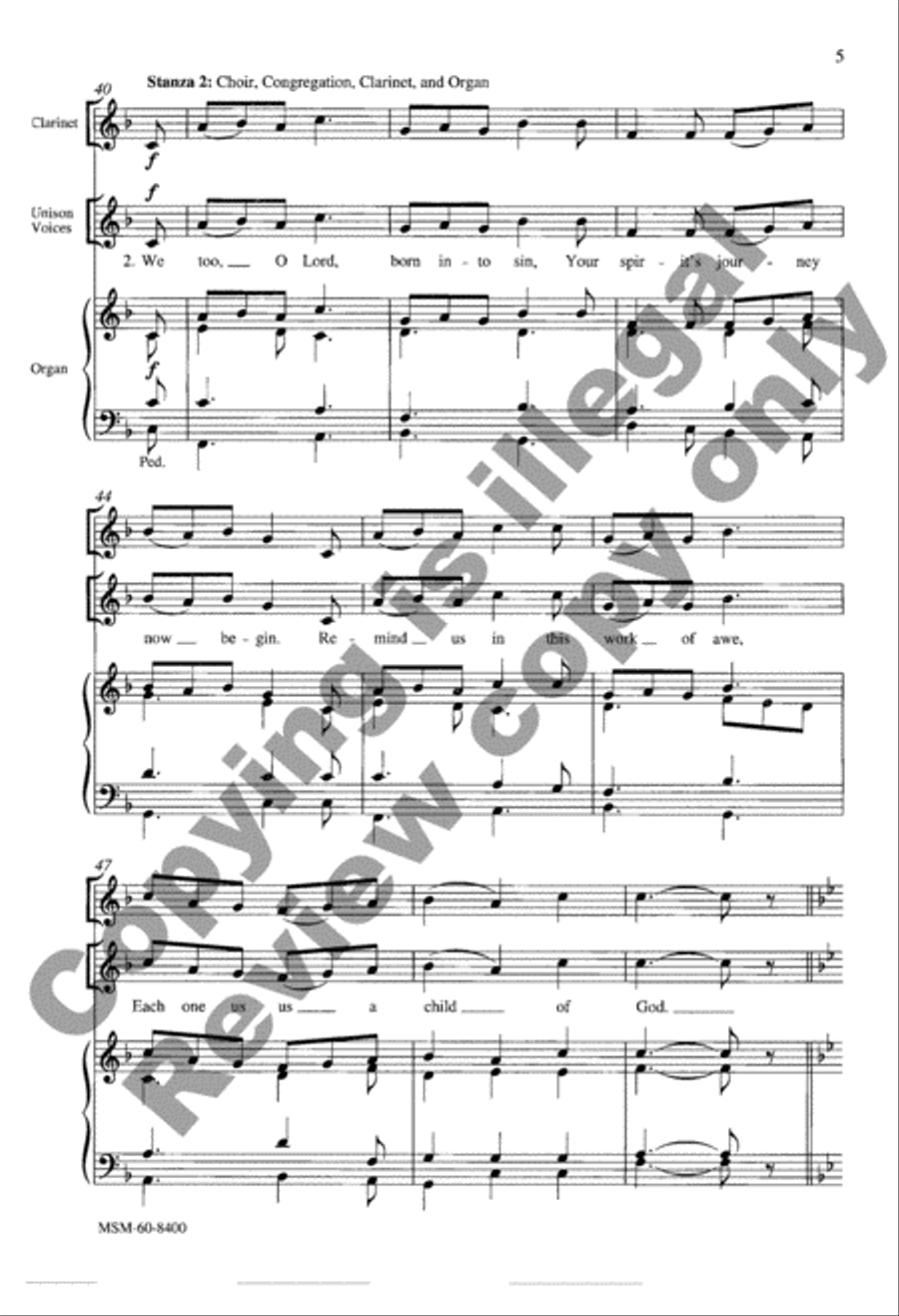 This Child, Lord (Choral Score) 4-Part scores gallery preview page 6