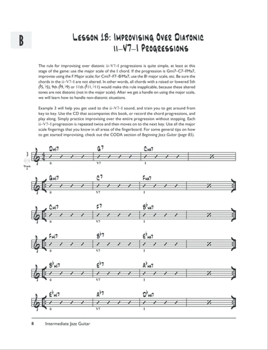 Complete Jazz Guitar Method Electric Guitar scores gallery preview page 4