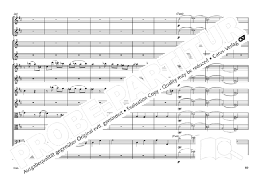 Concertone in D major Concertone in D major Horn scores gallery preview page 90