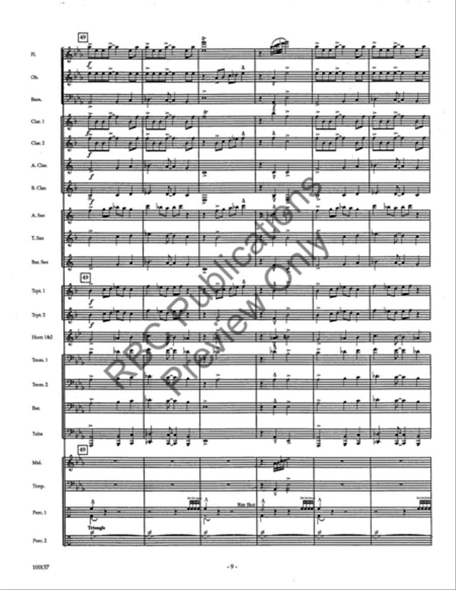 Dakota Morn (Score) Concert Band scores gallery preview page 11