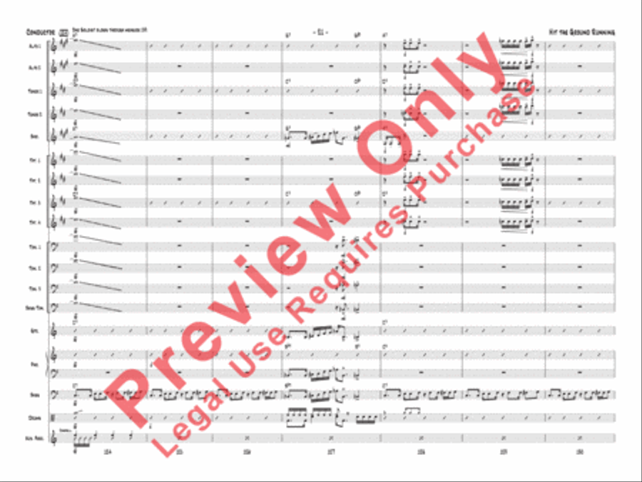 Hit the Ground Running Jazz Ensemble scores gallery preview page 24