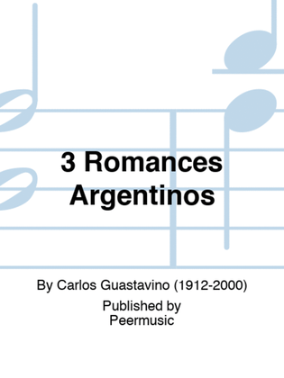 Book cover for 3 Romances Argentinos