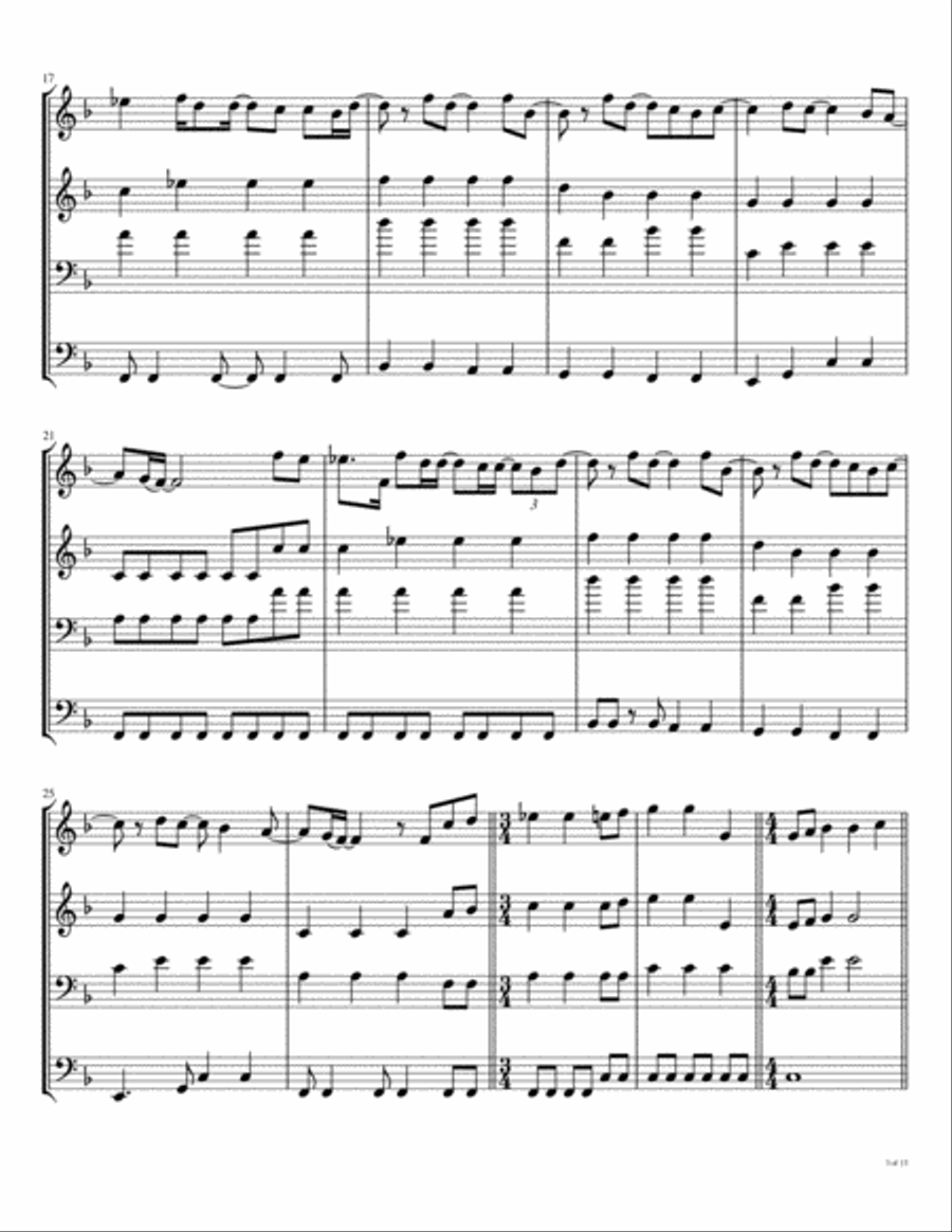 Hey Jude Brass Ensemble scores gallery preview page 4