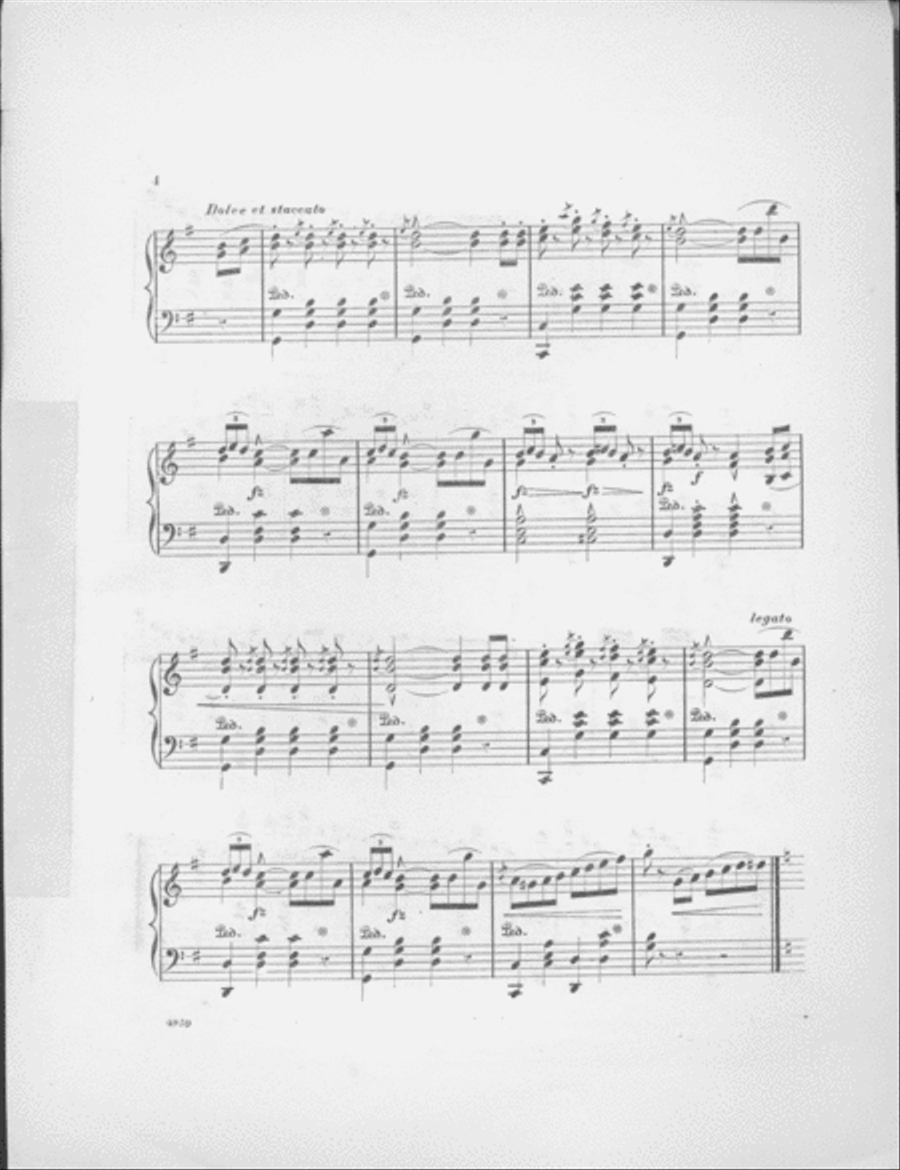 Bell and Everett Schottisch Piano Solo scores gallery preview page 3