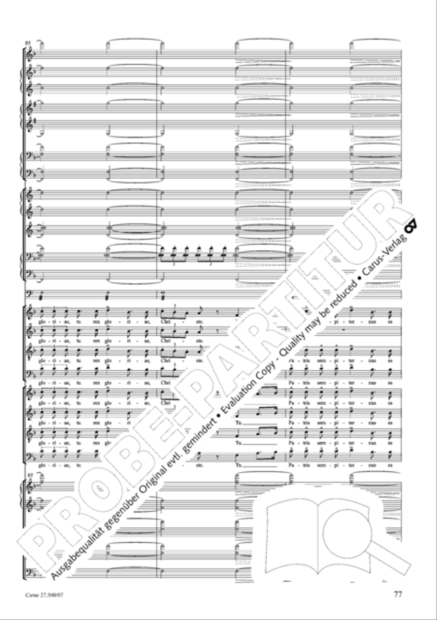 Quattro pezzi sacri Orchestra scores gallery preview page 78