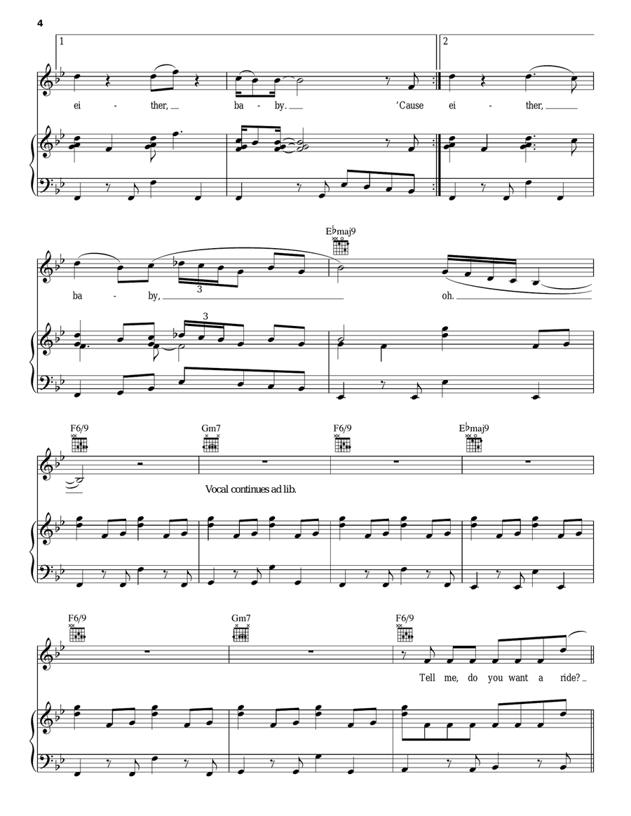 No Angel No Angel Piano, Vocal, Guitar scores gallery preview page 4