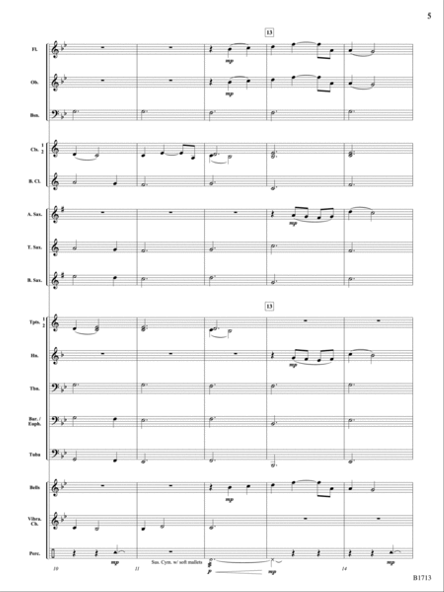 The Greatest Gift: Score Concert Band scores gallery preview page 5