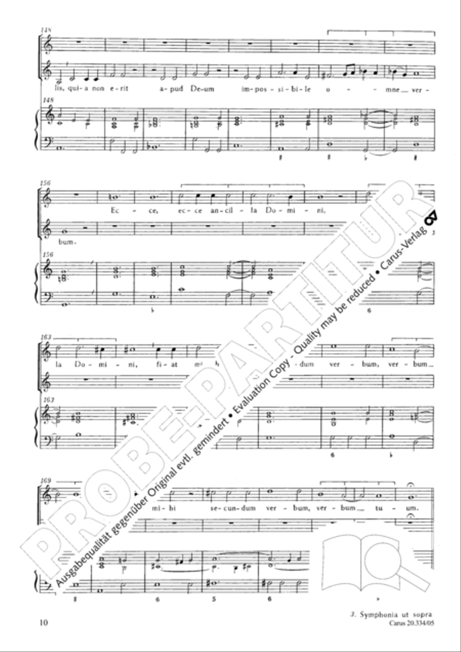 Ave Maria gratia plena SA scores gallery preview page 11