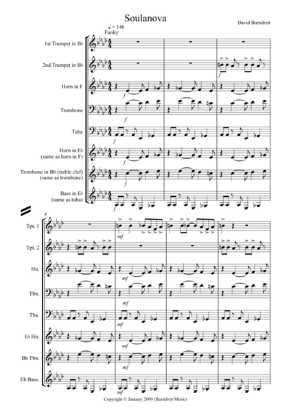 Soulanova for Brass Quintet image number null