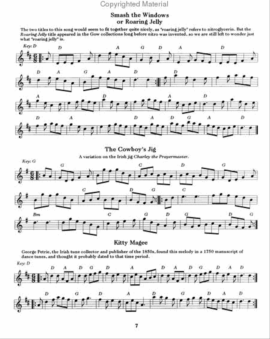 Jigs for Hammer Dulcimer, Fiddle, Etc/ Violin scores gallery preview page 2