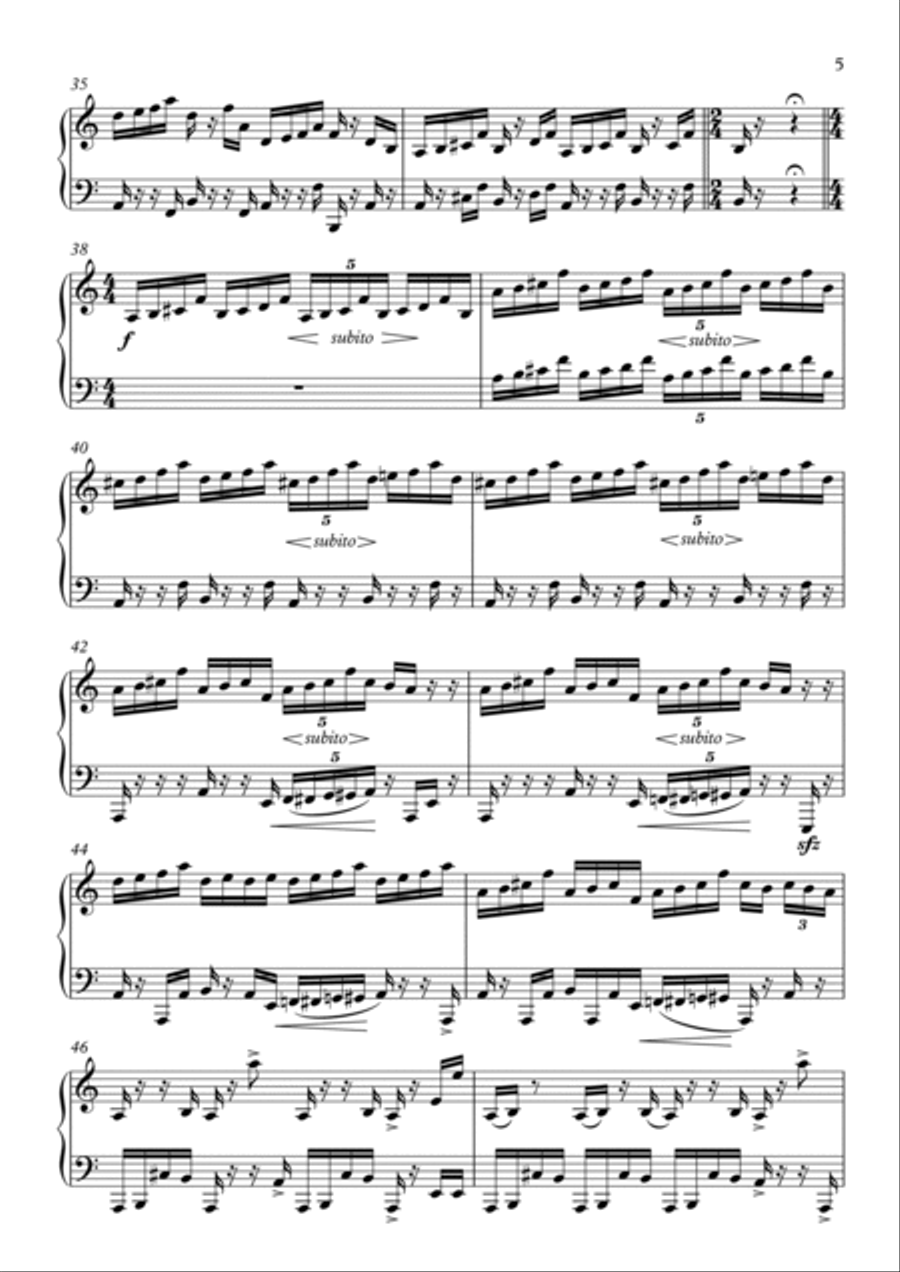 Cymatic nº1 Piano Solo scores gallery preview page 5