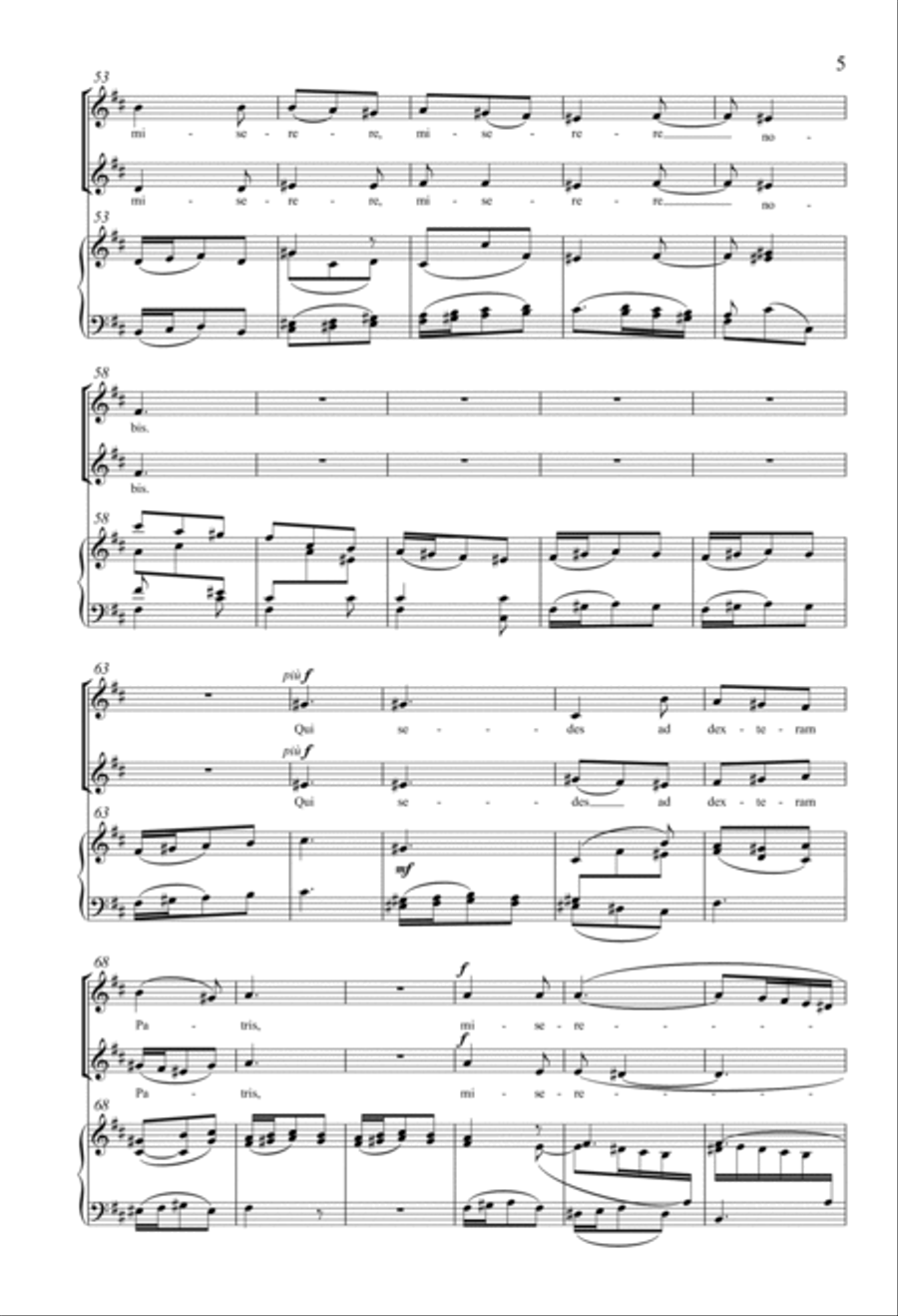 Qui Sedes Ad Dexteram Qui Sedes Ad Dexteram SA scores gallery preview page 4