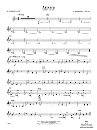 Arikara: B-flat Bass Clarinet