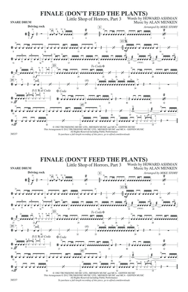 Finale (Don't Feed the Plants): Snare Drum