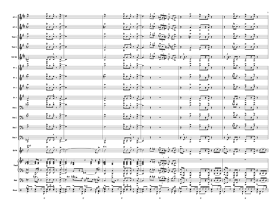 Says Who? Jazz Ensemble scores gallery preview page 7