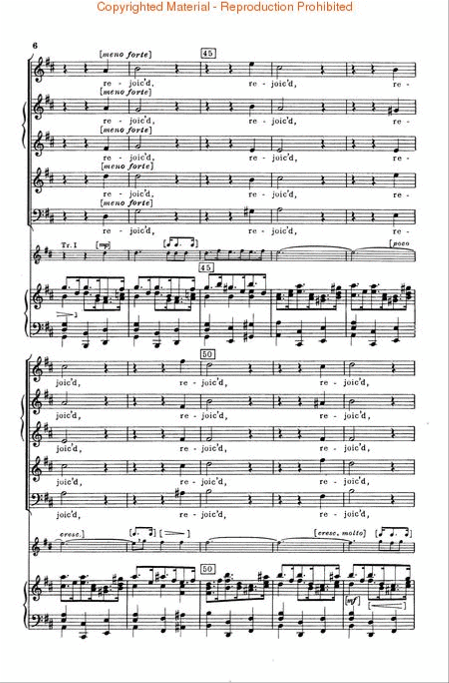 Coronation Anthem No. 1: Zadok the Priest Choir scores gallery preview page 3