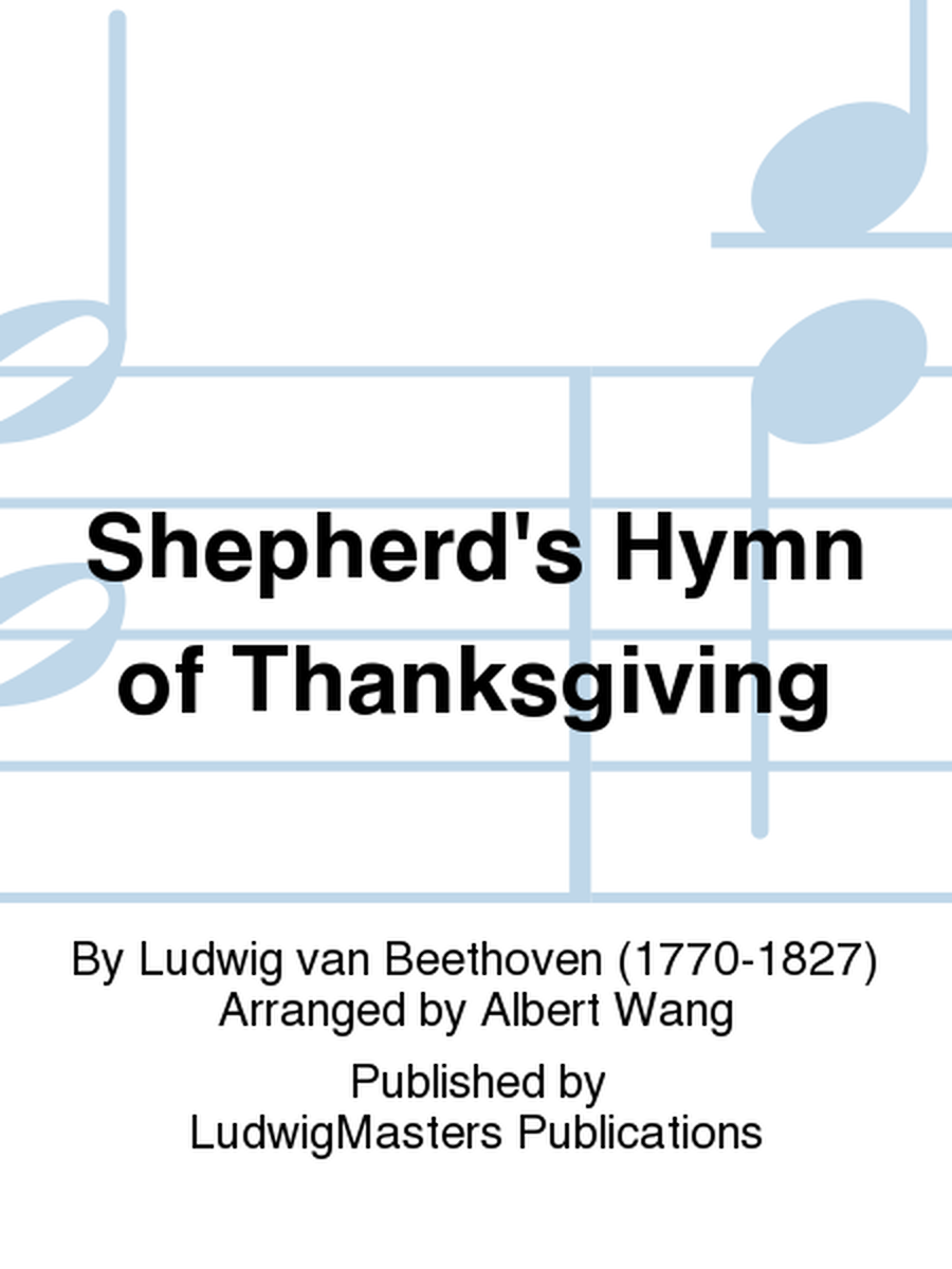 Shepherd's Hymn of Thanksgiving image number null