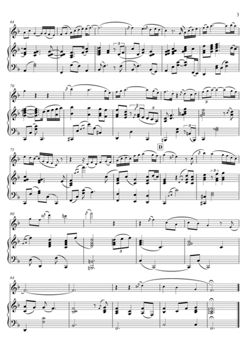 Silent night - INTERMEDIATE (violin & piano) image number null