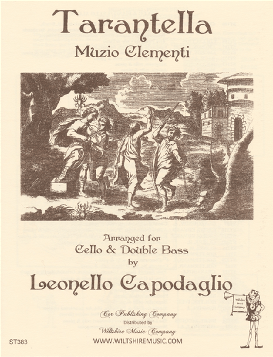TARANTELLA ( ARR. LEONELLO CAPODAGLIO) Cello scores gallery preview page 1