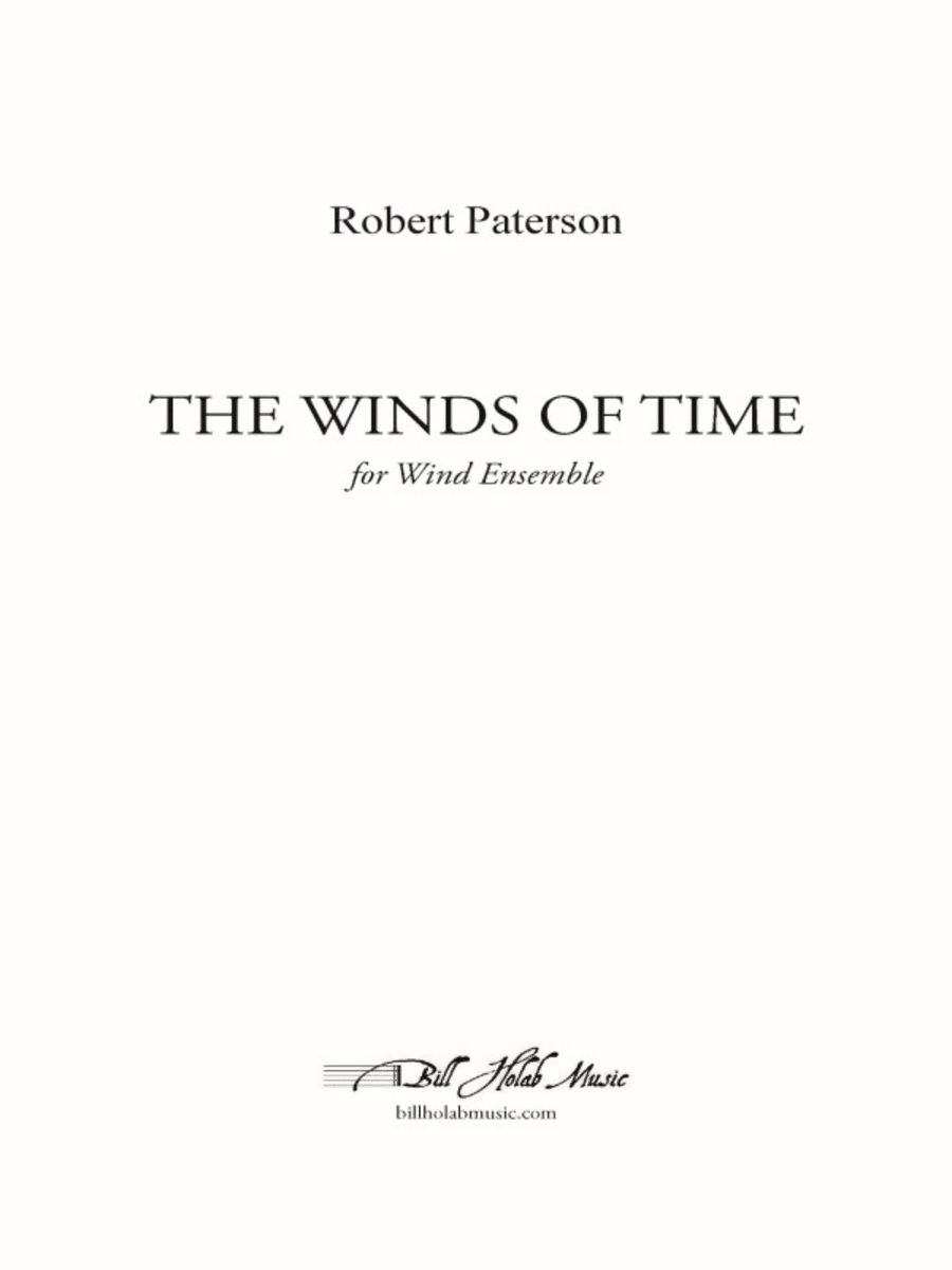 The Winds of Time Conductor Score scores gallery preview page 1