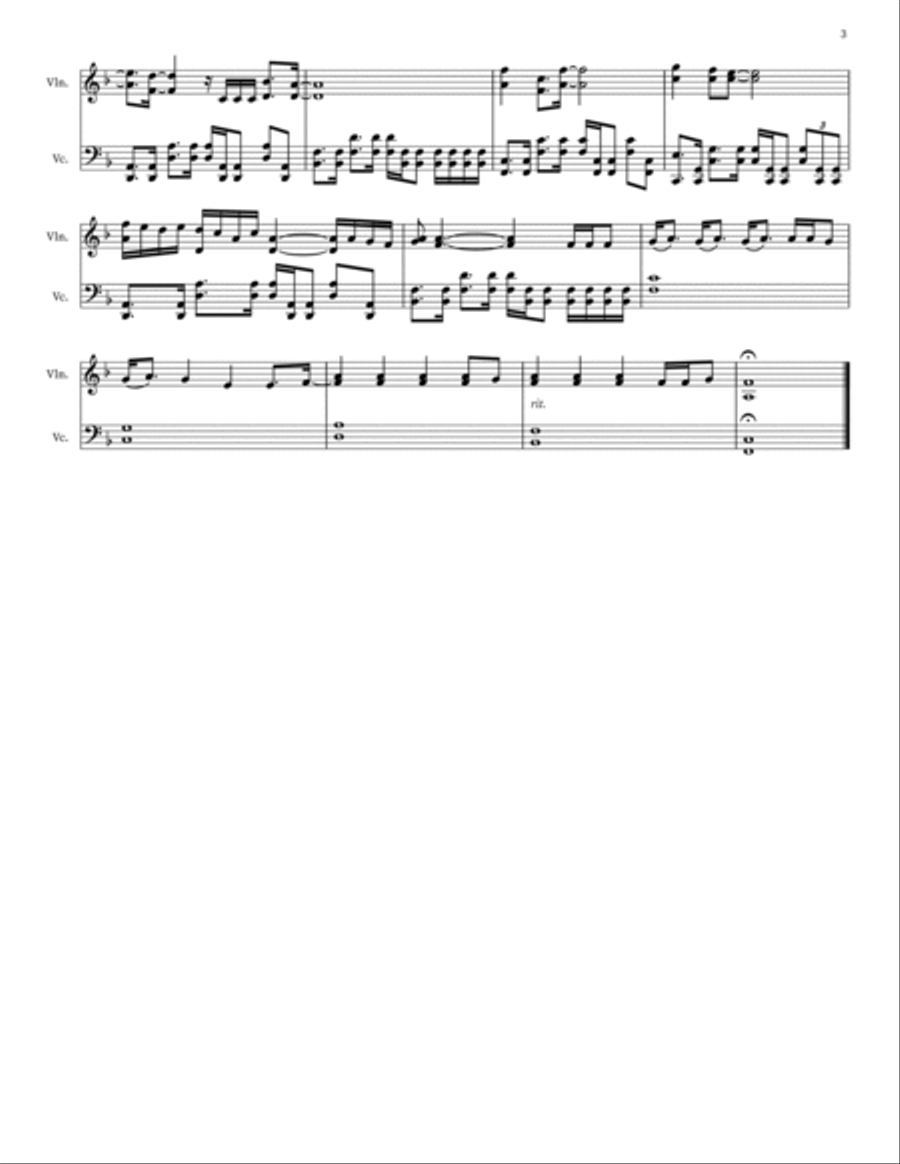 Flashlight String Duet scores gallery preview page 3