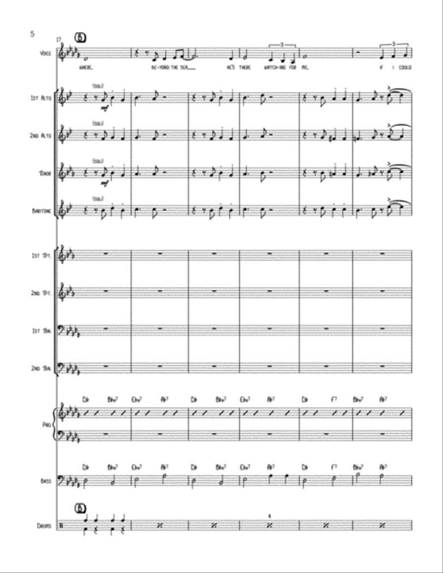 Beyond The Sea Jazz Ensemble scores gallery preview page 6