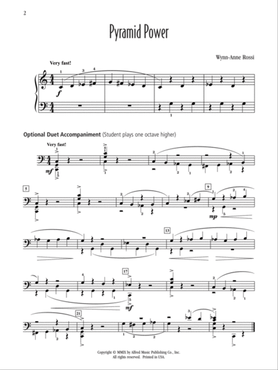 Pyramid Power Pyramid Power Easy Piano scores gallery preview page 2