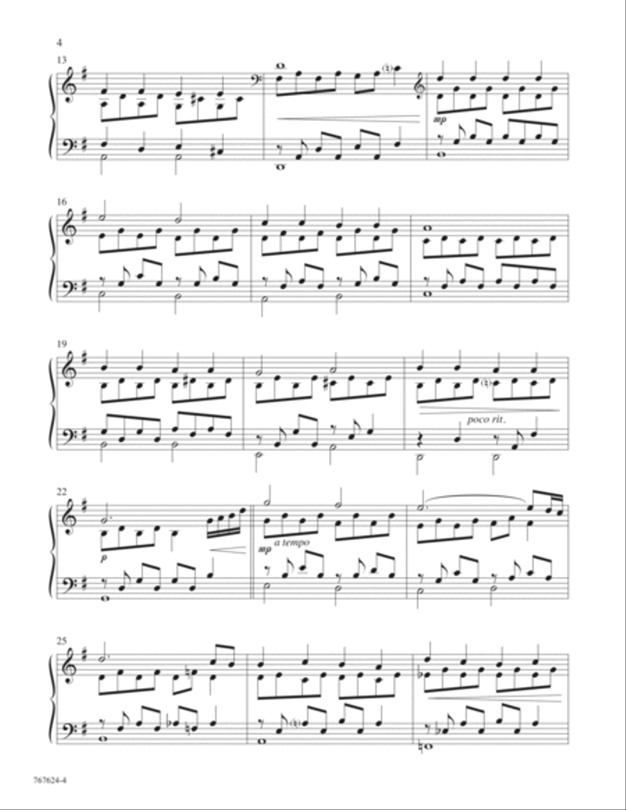 Hymns for a Raney Sunday Piano Solo scores gallery preview page 4
