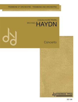 Book cover for Concerto for trombone (score)