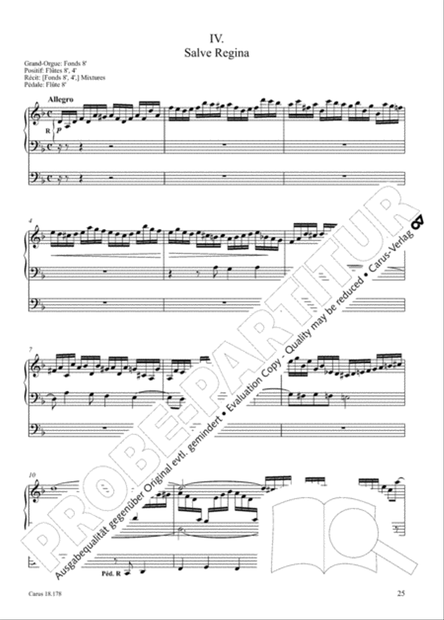 Symphonie No. II pour Orgue Organ scores gallery preview page 40
