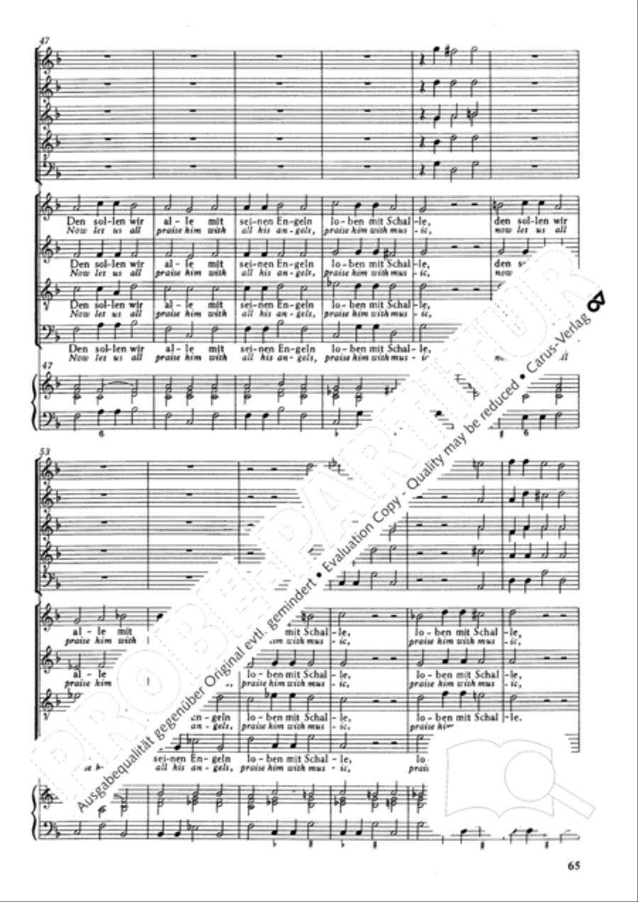 Christmas History (Weihnachts-Historie, SWV 435) Score scores gallery preview page 64
