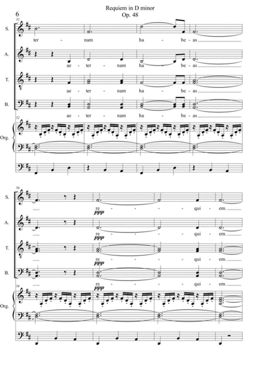 Fauré. REQUIEM Op. 48. 7. In paradisum image number null