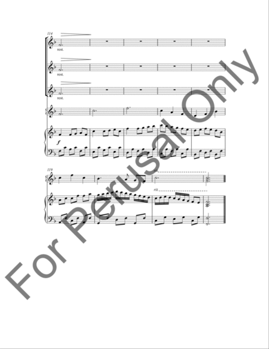 Is The Moon Tired? (Choral Score) SSA scores gallery preview page 12