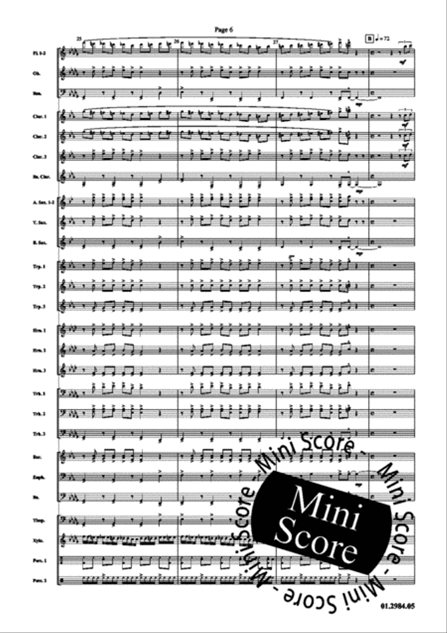 Rood Concert Band scores gallery preview page 10