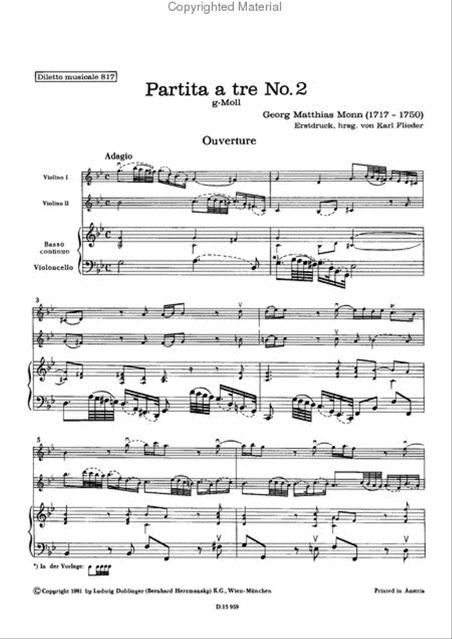 Partita a tre No. 2 g-moll