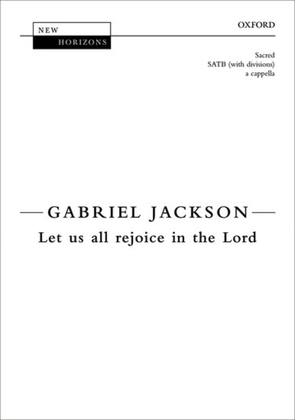 Book cover for Let us all rejoice in the Lord