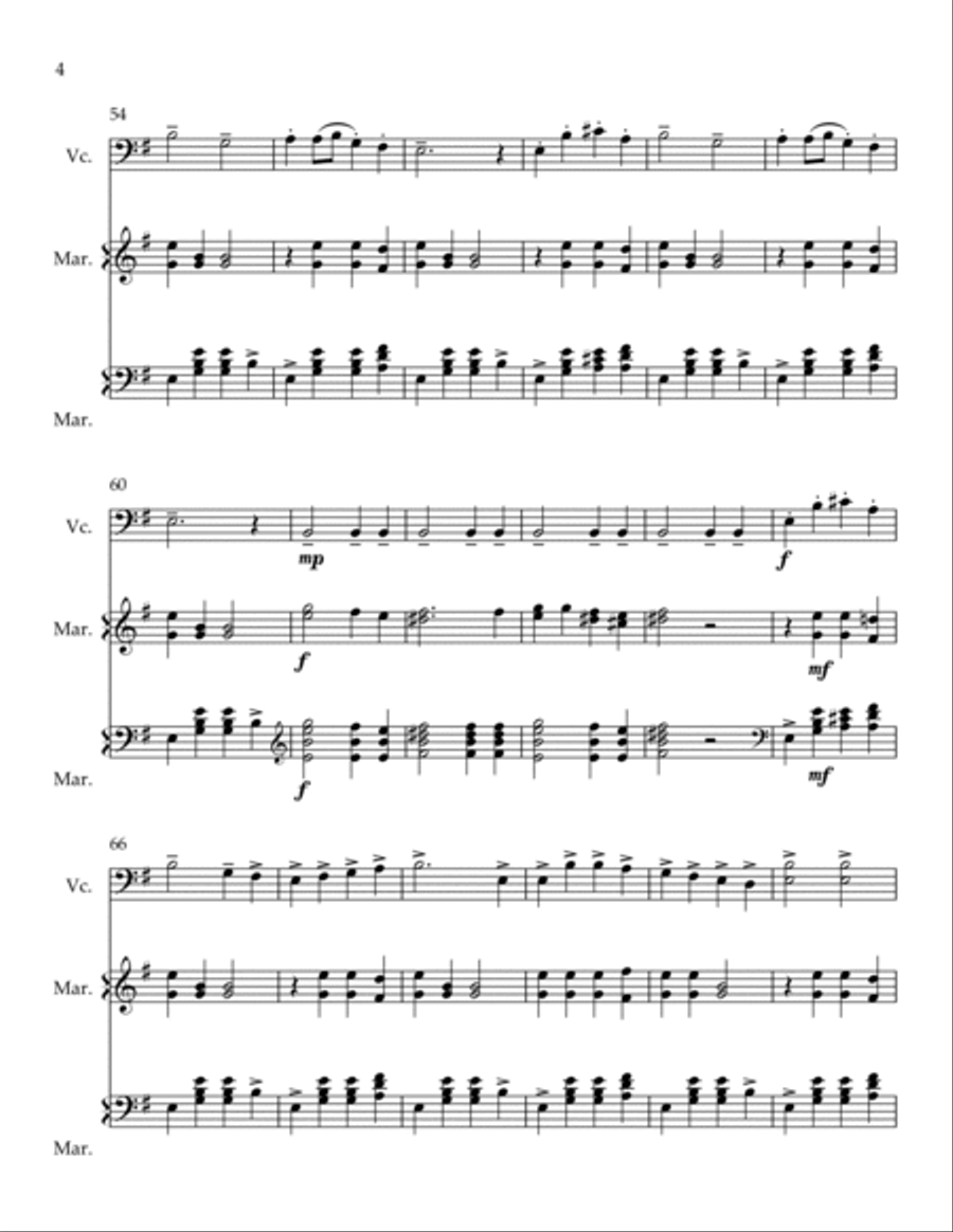 Christmas Collage (v1) Chamber Music scores gallery preview page 4