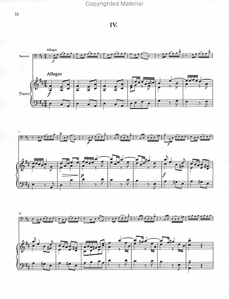 Bassoon Sonata in D Major